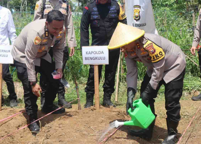 Polda Bengkulu Sediakan 276 Hektar Lahan Dukung Program Ketahanan Pangan