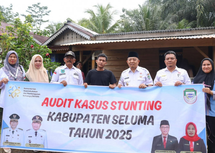 Audit Stunting, Wabup Seluma Datangi Desa Talang Rami