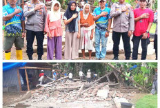 Polres Bengkulu Selatan Kembali Bedah Rumah Warga Kurang Mampu