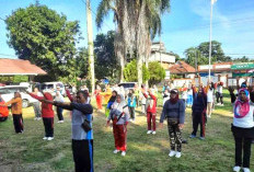 Puluhan Lansia di Bengkulu Selatan Ikut Senam Bersama