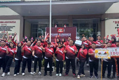 Kejari Bengkulu Selatan Gelar Pawai dan Olahraga Bersama