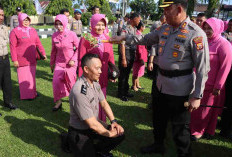 Hari Bhayangkara ke-79, 19 Personel Polres Bengkulu Selatan Naik Pangkat