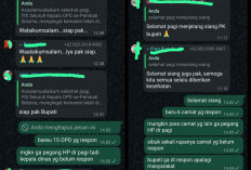 Bupati Seluma Kecewa, Camat dan Kepala OPD Dinilai Lambat Tanggapi Pesan WA
