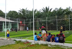 Pemdes Tanggo Raso Fasilitasi Masyarakat Untuk Olahraga