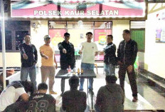 Tenggak Miras dan Bawa Sajam 4 Remaja Di Kaur Diamankan Polisi
