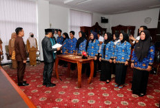 Wabup Kaur Lantik 8 Pejabat Fungsional, Minta Tingkatkan Pelayanan Kesehatan