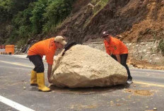 Perbatasan Manna Pagaralam Terancam Longsor Besar, Pemudik Patut Waspada Ketika Melintas