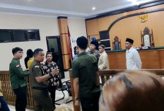 6 Terdakwa Penyegelan Kantor Desa Dusun Baru Dipenjara 4 Bulan