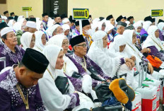 423 CJH Kloter Pertama Bengkulu Diberangkatkan
