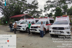 Dinkes Seluma Terima 4 Unit Ambulance dari Kemenkes