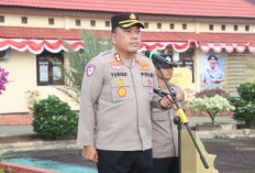 Pimpin Apel, Kapolres Kaur Tekankan Disiplin dan Kerja Sama