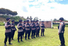 Personel Polres Bengkulu Selatan Latihan Nembak Pakai Peluru Karet, Ini Tujuannya