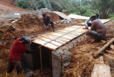 Bersama Warga, Satgas TMMD Ke-124 Kodim 0408 Bengkulu Selatan Cor Plat Duiker