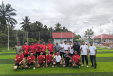 Tim Forwaka Imbangi Tim Kejari Bengkulu Selatan di Laga Fun Futsal Hakordia 2025