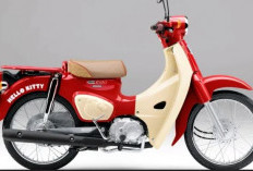 Honda Super Cub 50 Edisi Hello Kitty Terbaru Tampilkan Karakter Sanrio, Segini Harganya!