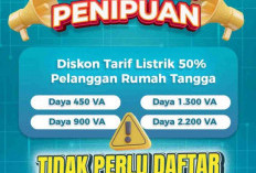 Waspada Penipuan, Diskon Tarif Listrik Tidak Dipungut Biaya