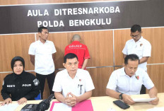 Edarkan Sabu-sabu 1,3 Kilogram, Kurir Paket Diringkus Polda Bengkulu