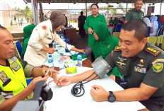 Peringati HUT ke-79 Persit, Kodim 0408 BSK Gelar Donor Darah