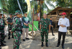 Menjadi Sejarah, Danrem 041/Gamas Tinjau Tugu Prasasti TMMD Ke-124 Kodim 0408 Bengkulu Selatan 