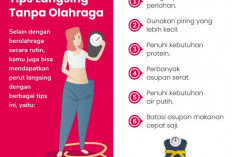 Perlu Dicoba, Ini Tips Menurunkan Berat Badan Tanpa Olahraga