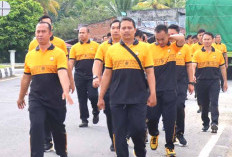 Jaga Badan Tetap Ideal, Personel Polres Bengkulu Selatan Wajib Rutin Olahraga