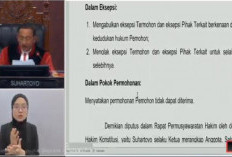BREAKING NEWS! Mahkamah Konstitusi Tolak Gugatan Suryatati-Ii Sumirat