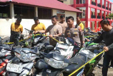 40 Kendaraan Peserta Aksi Demo Di PT. DSJ Diperiksa Polisi