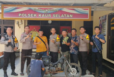 BREAKING NEWS : Polsek Kaur Selatan Amankan Terduga Pelaku Pencurian Sepeda Motor