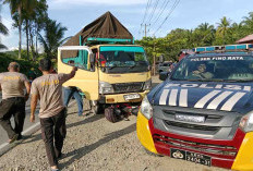 Truk VS Honda Blade, Warga Air Kemang Alami Luka Berat