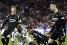  Juara Bertahan Real Madrid Tersingkir Diliga Champions Usai Dikalahkan Arsenal 1-2 Dikandang 