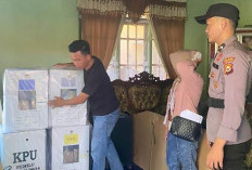 Semangat Polres Bengkulu Selatan Mengawal Distribusi Logistik Pemilu