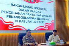 Gelar Rakor Hadapi Potensi Bencana, Kapolres Kaur Tekankan Pentingnya Gerak Cepat