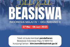 Beasiswa Indonesia Maju Angkatan IV Gelombang II Resmi Dibuka, Pendaftaran Hingga 5 Juni, Catat Syaratnya