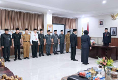 Sekda Lantik Kepala Dinas Dukcapil Provinsi Bengkulu