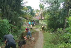 Tak Kunjung Dibangun Pemerintah, Warga Di Bengkulu Selatan Swadaya Bangun Jalan Rabat Beton Sepanjang 50 Meter