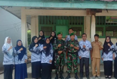 Satgas TMMD Kunjungi Sekolah Untuk Melakukan Komunikasi Sosial