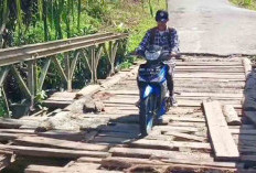 Warga Desa Lubuk Trentang Minta Jembatan Diperbaiki