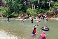 Kembali Dibuka, Wisata Pemandian Napal Jungur Dipadati Pengunjung