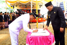 Salpiman Resmi Jabat Kades Rimbo Besar