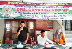 Drs. Gunadi Yunir MM Jaring Aspirasi Masyarakat Bengkulu Selatan
