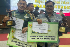 Anggota PWI Bengkulu Selatan Juara I Nasional Kategori Wartawan Media Online pada Lomba Karya Jurnalistik TMMD
