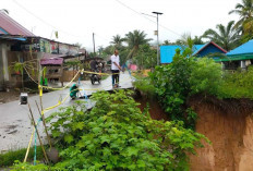 Hujan Lebat Jalan Amblas, 5 Desa Terancam Terisolir