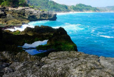 Pesona Pantai Cadas Lileh di Pesisir Barat Lampung, Dikenal Karena Tebing Cadasnya yang Unik