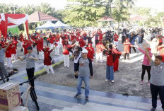 Sosialisasi Pilkada, KPU Gelar Senam Gembira