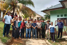 Peduli Pendidikan, Pemdes Napal Melintang Bangun Pagar Gedung PAUD