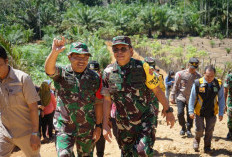 Tim Wasev Mabesad Tinjau Kegiatan TMMD Ke-124 Kodim 0408 Bengkulu Selatan di Kaur