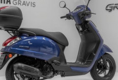 Yamaha Grafis 2025 Warna Biru, Skuter Stylish, Modern, dan Nyaman untuk Semua Kebutuhan