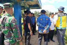Persiapan Cetak Sawah, Distan Seluma Cek Bendungan Penago