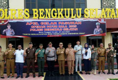 Wabup Bengkulu Selatan Hadiri Apel Gelar Pasukan Patuh Nala Tahun 2025
