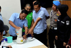 Polda Bengkulu Musnahkan Barang Bukti 1,3 Kilogram Sabu-sabu